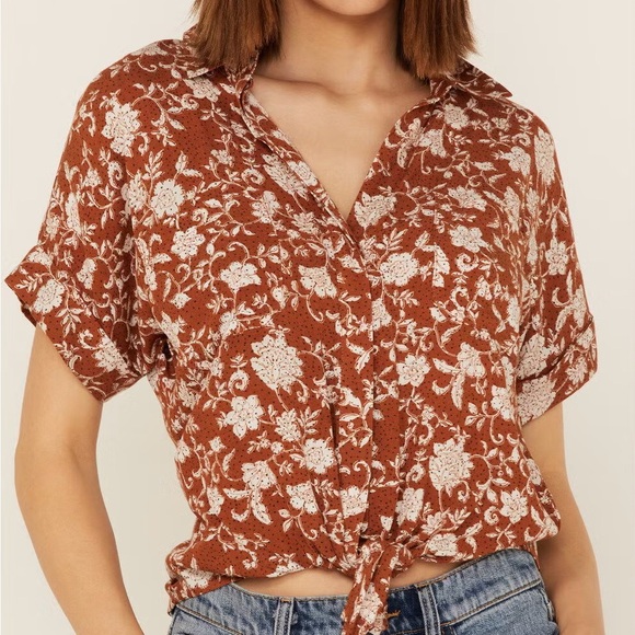 Shyanne Women’s Skirt & Blouse Set Western Designer Floral Size Small/Med - Picture 3 of 12